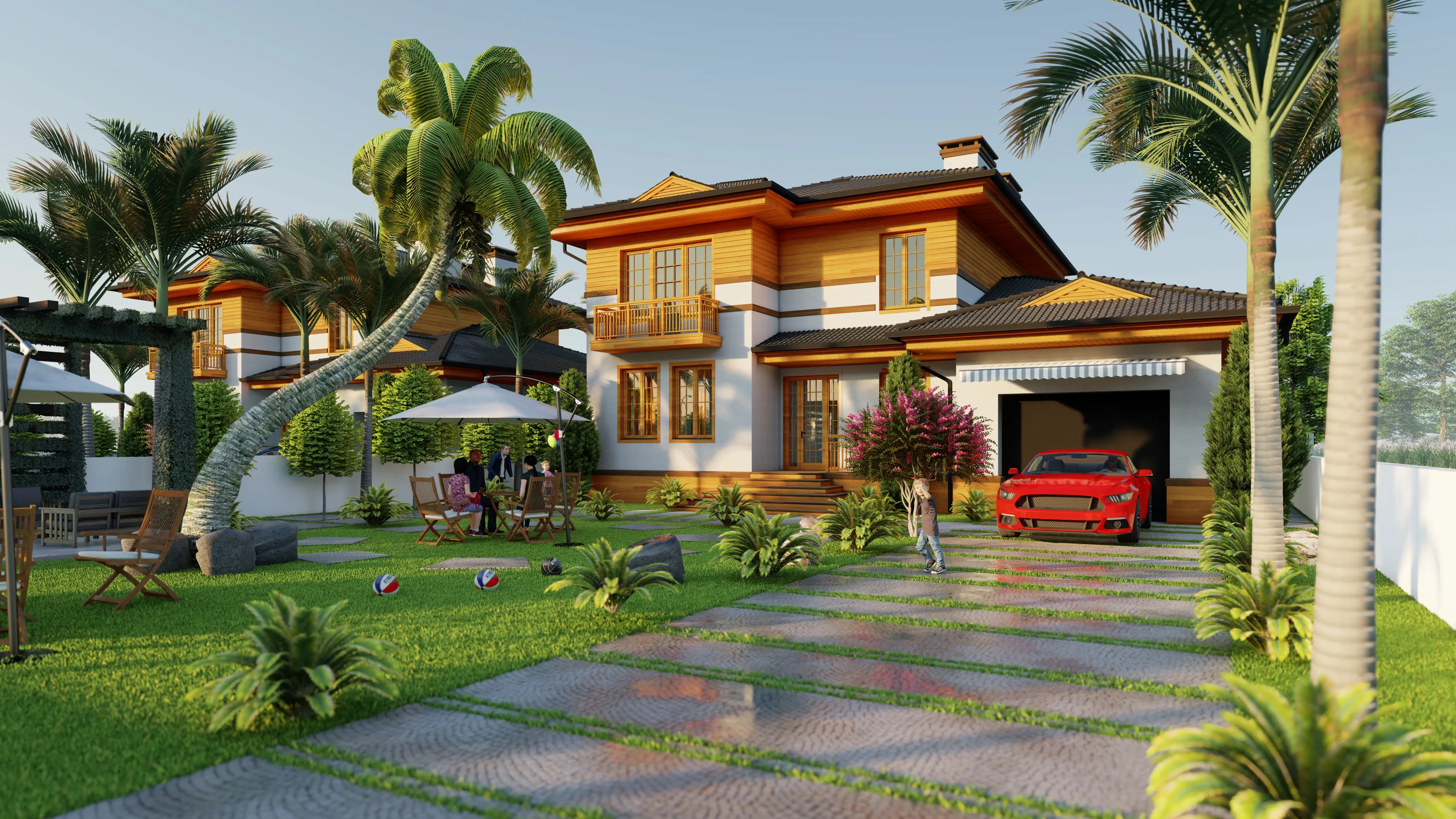3D aerial master plan view of a massive residential township in Patna with roads and parks - Auctech IT Solutions